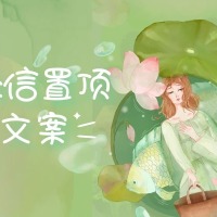 你的微信置顶文案