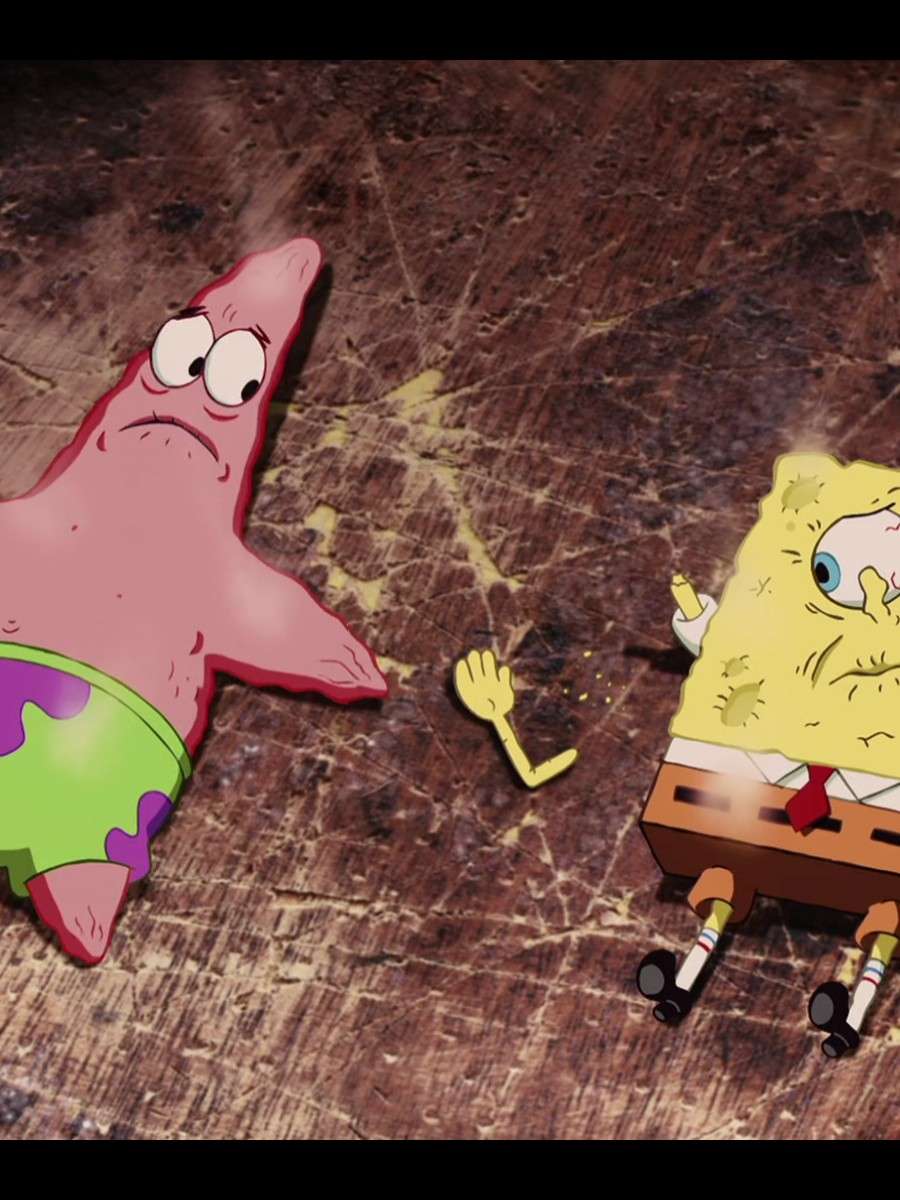 海绵宝宝与派大星的对话