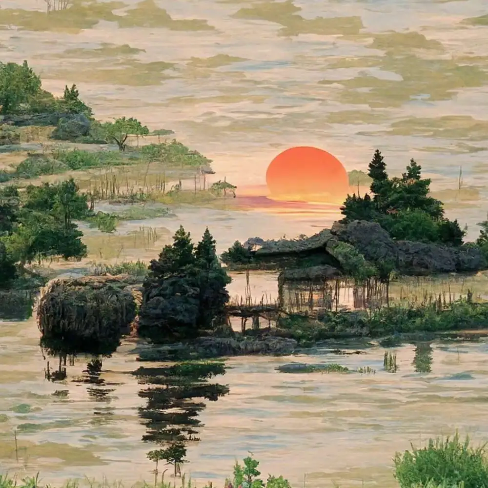 环境描写｜花晨月夕，水碧山青