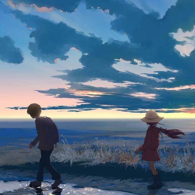 如仰望晚霞那般