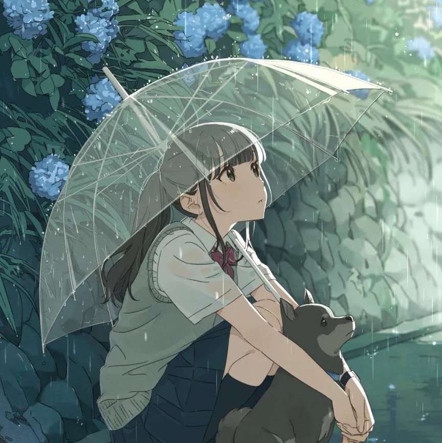 春雨中