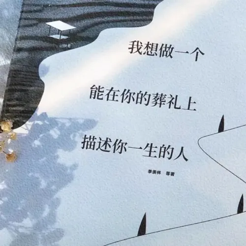 我想做一个在你的葬礼上描述你一生的人