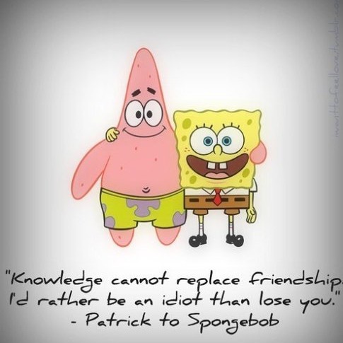 海绵宝宝和派大星的经典语录