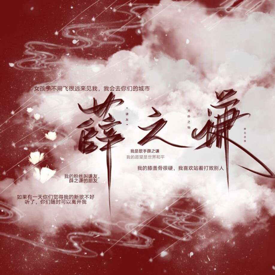 想对薛之谦说的话