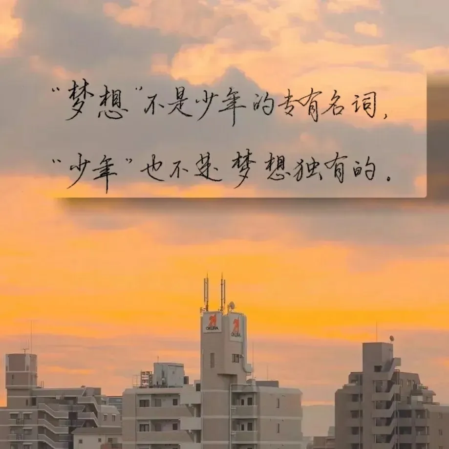 青春，年少，心动，努力