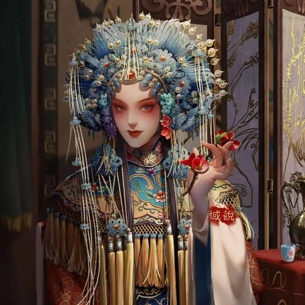 鬓边不是海棠红