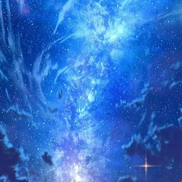 纵拥万千晚星，唯你是我眼中的星辰