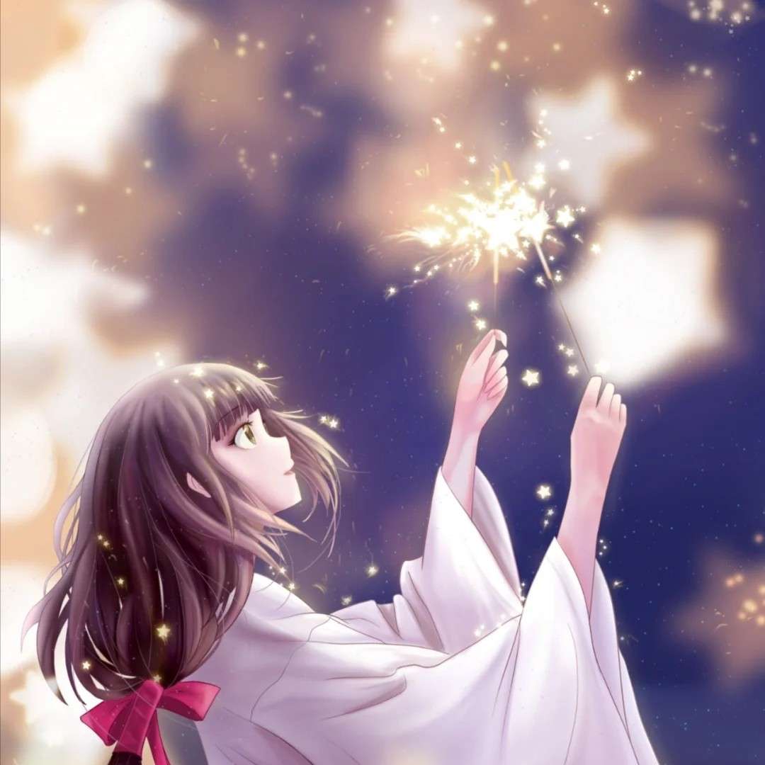 星星在闪烁而你在发光