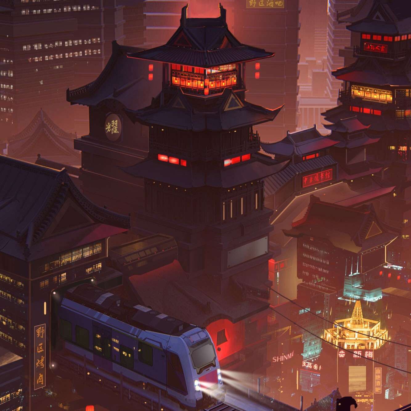 世态浮华灯红酒绿