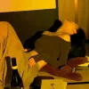 屋檐下的懒猫