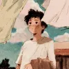 白纸上的墨水